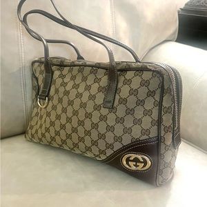 GUCCI | Canvas Shoulder Bag